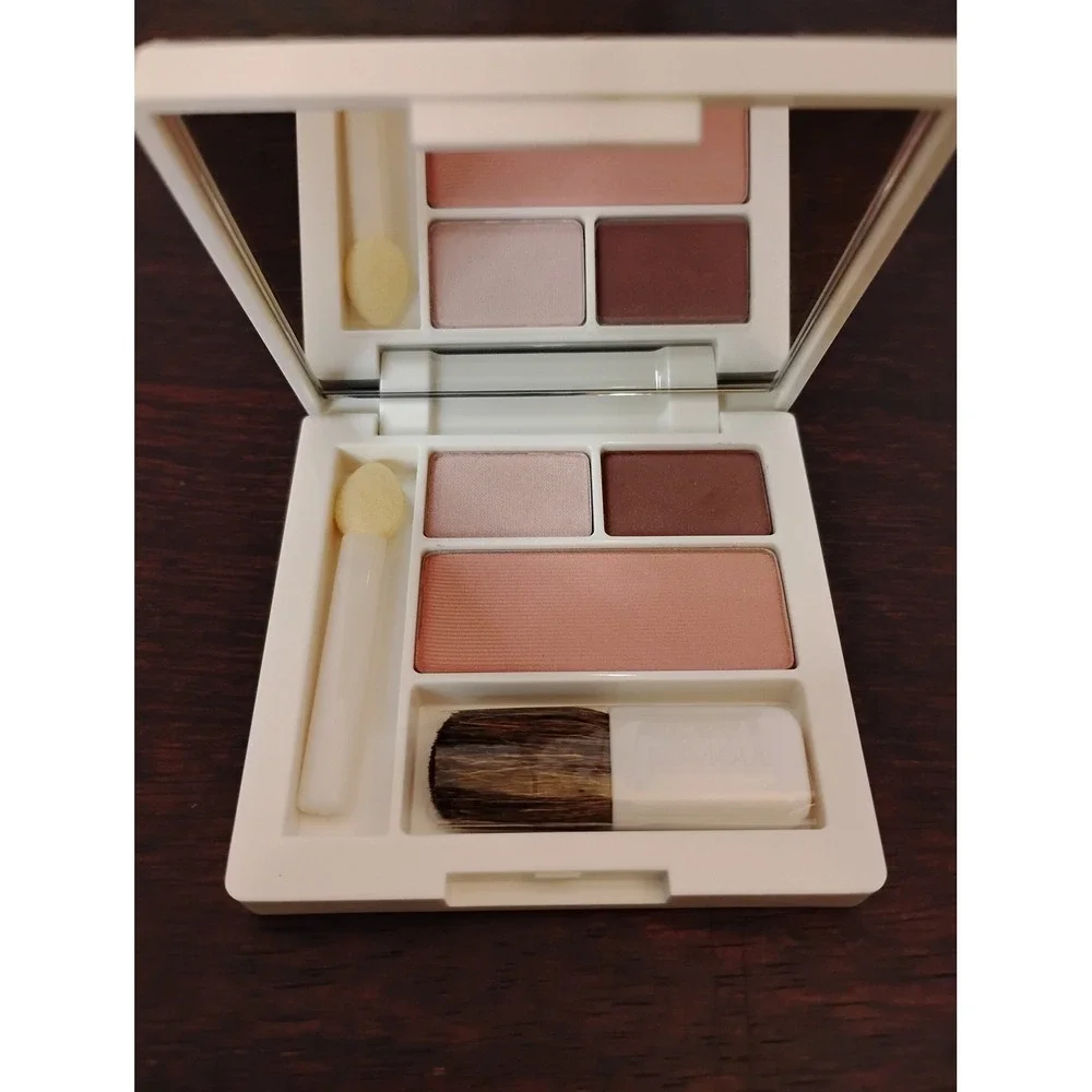 Clinique Rosewine Eye Shadow Duo Pink Blush Powder Makeup Palette Compact New